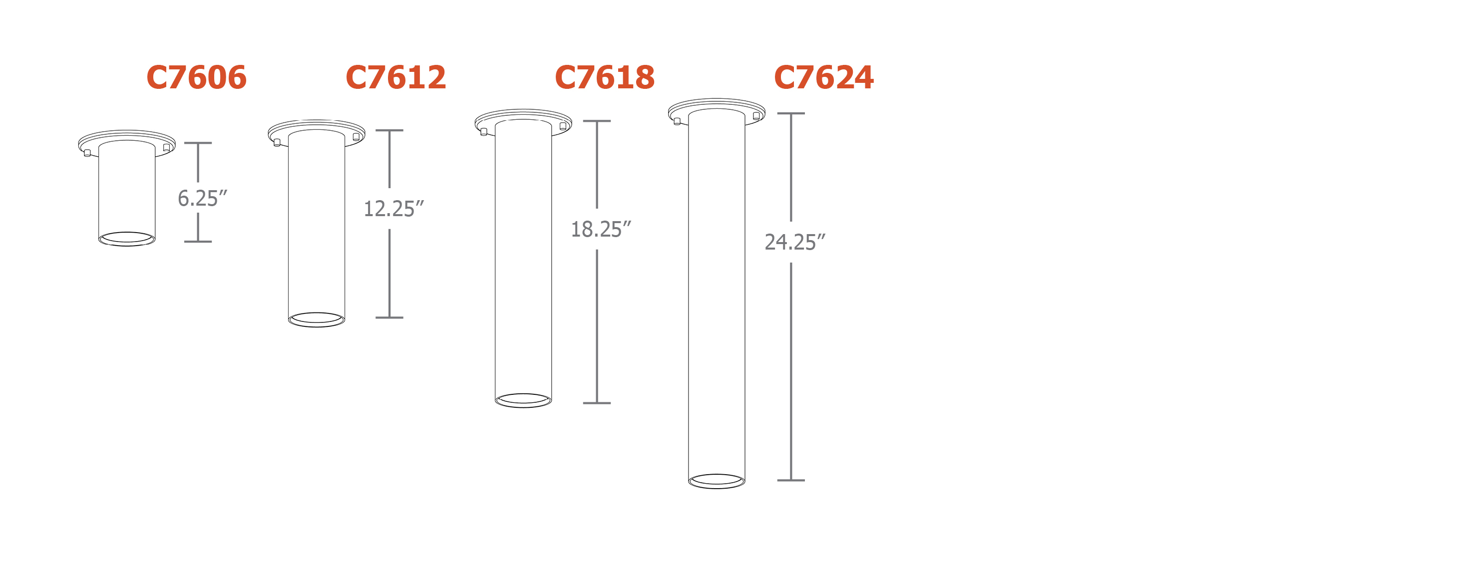 na.row™ ceiling Dimensions Drawing